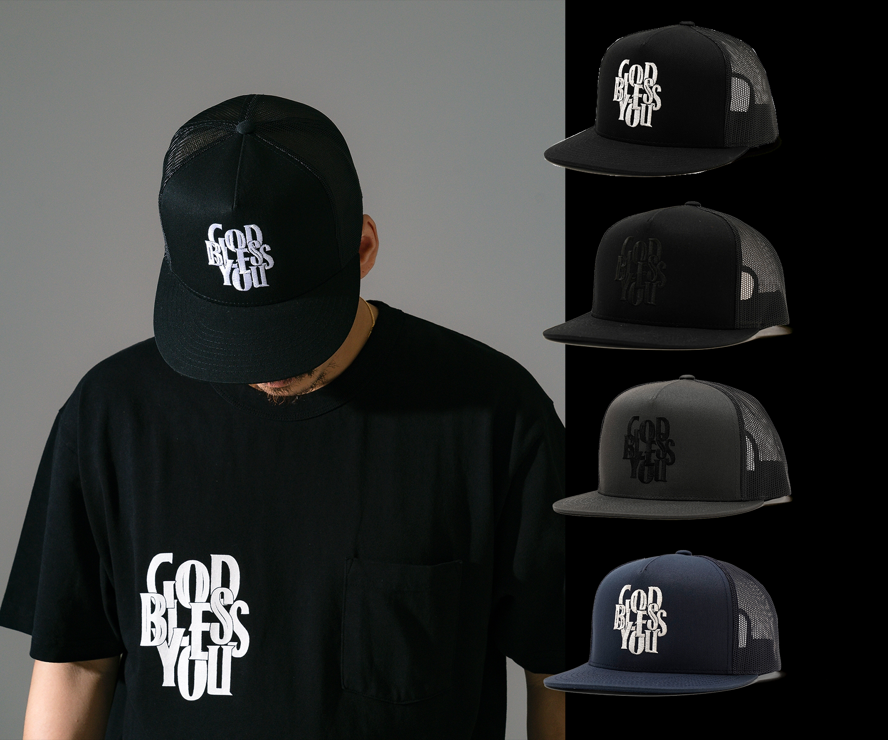 セット GOD BLESS YOU SNAPBACK BANDANA