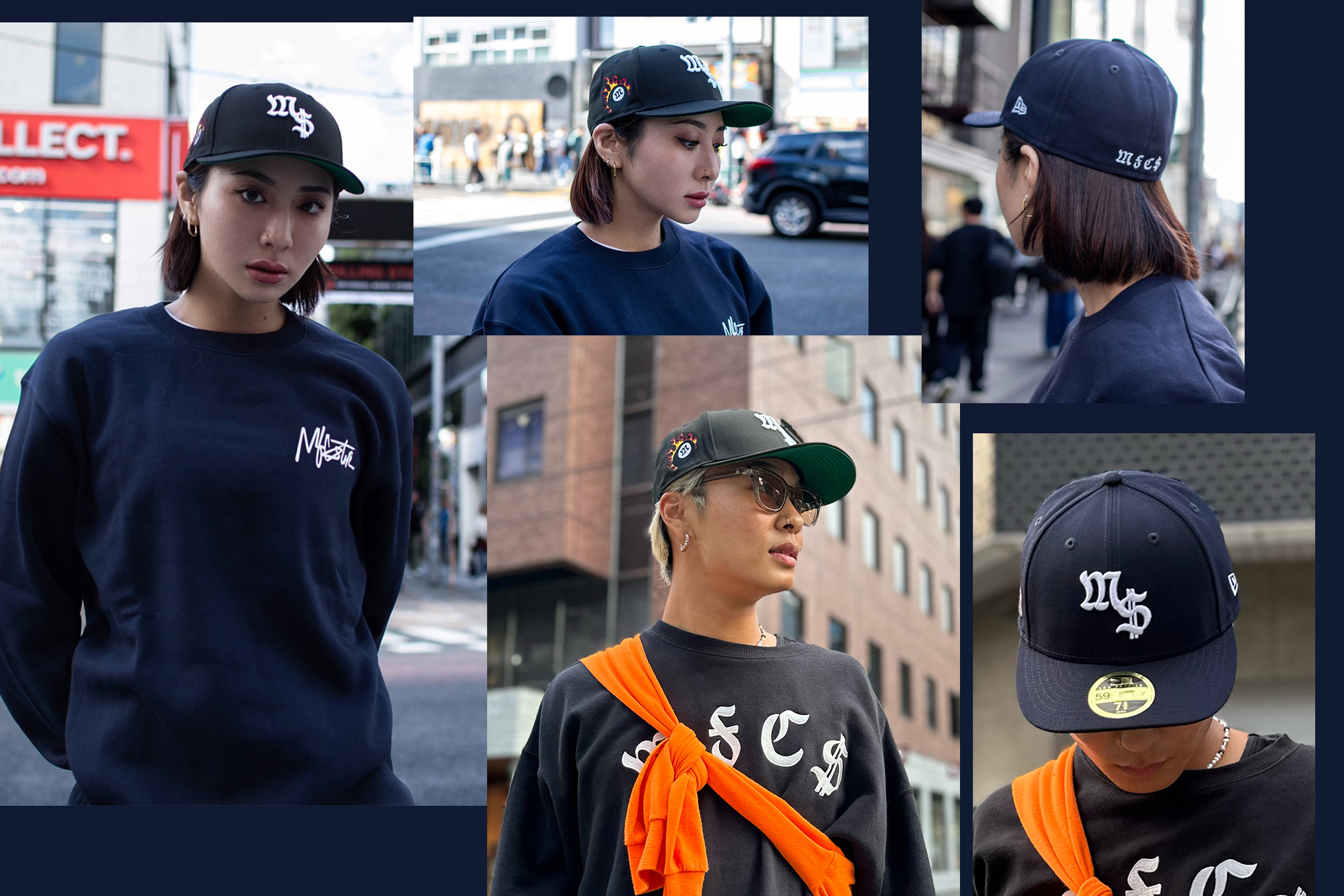 NEW ERA × MFC STORE FLAME BALL CAP