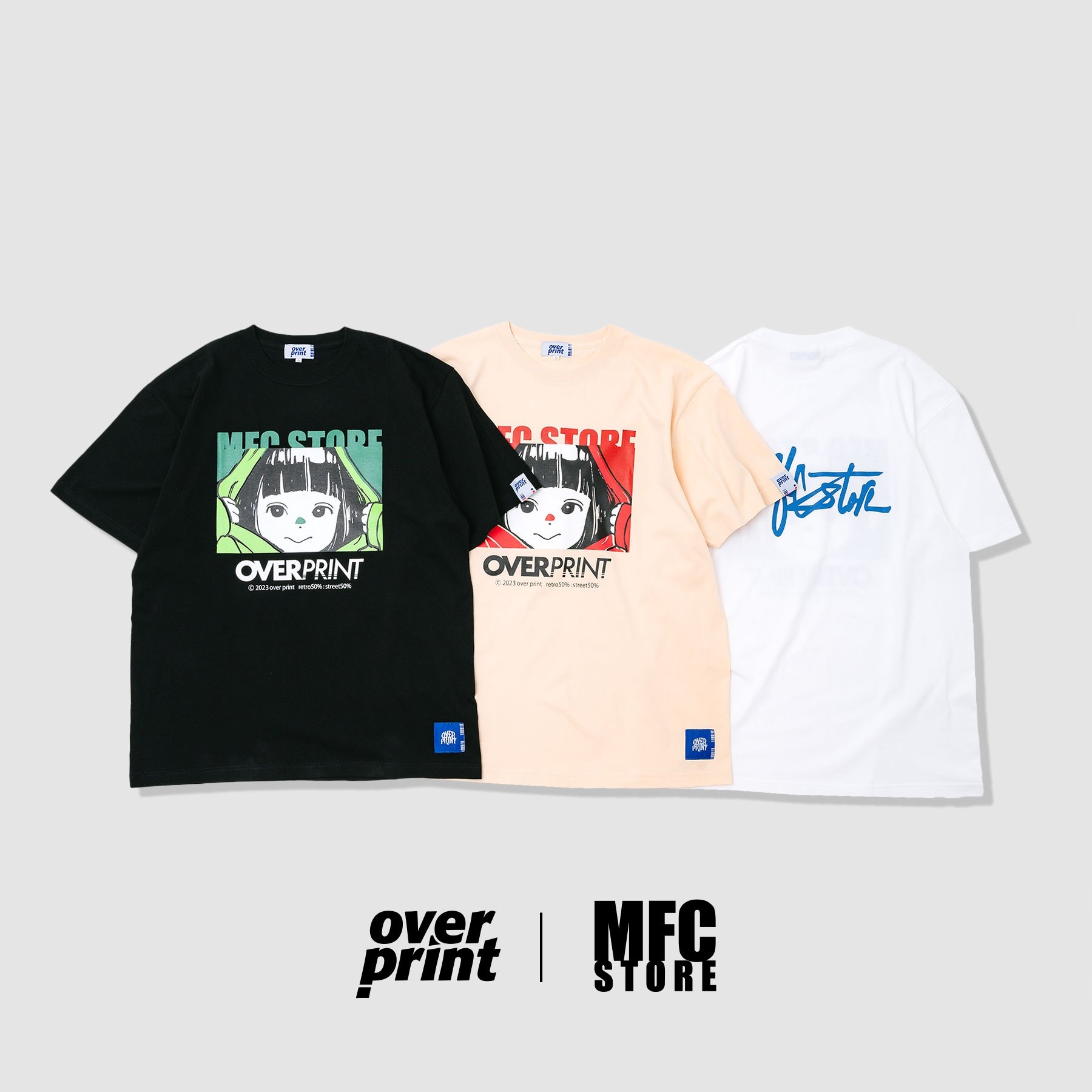 over print × MFC STORE コラボレーション
