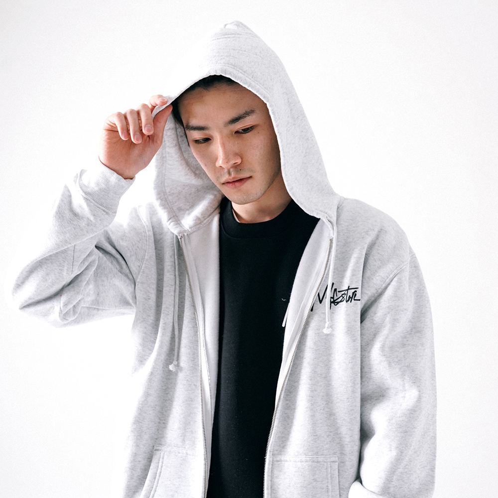 MFC STORE SCRIPT LOGO ZIP UP HOODIE-