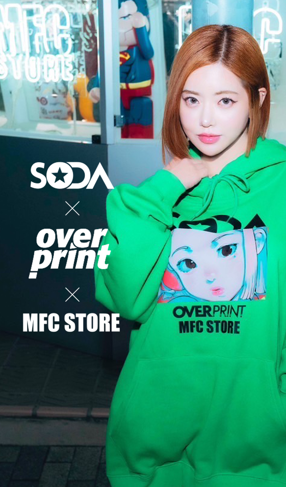 DJ SODA x over print x MFC STORE
