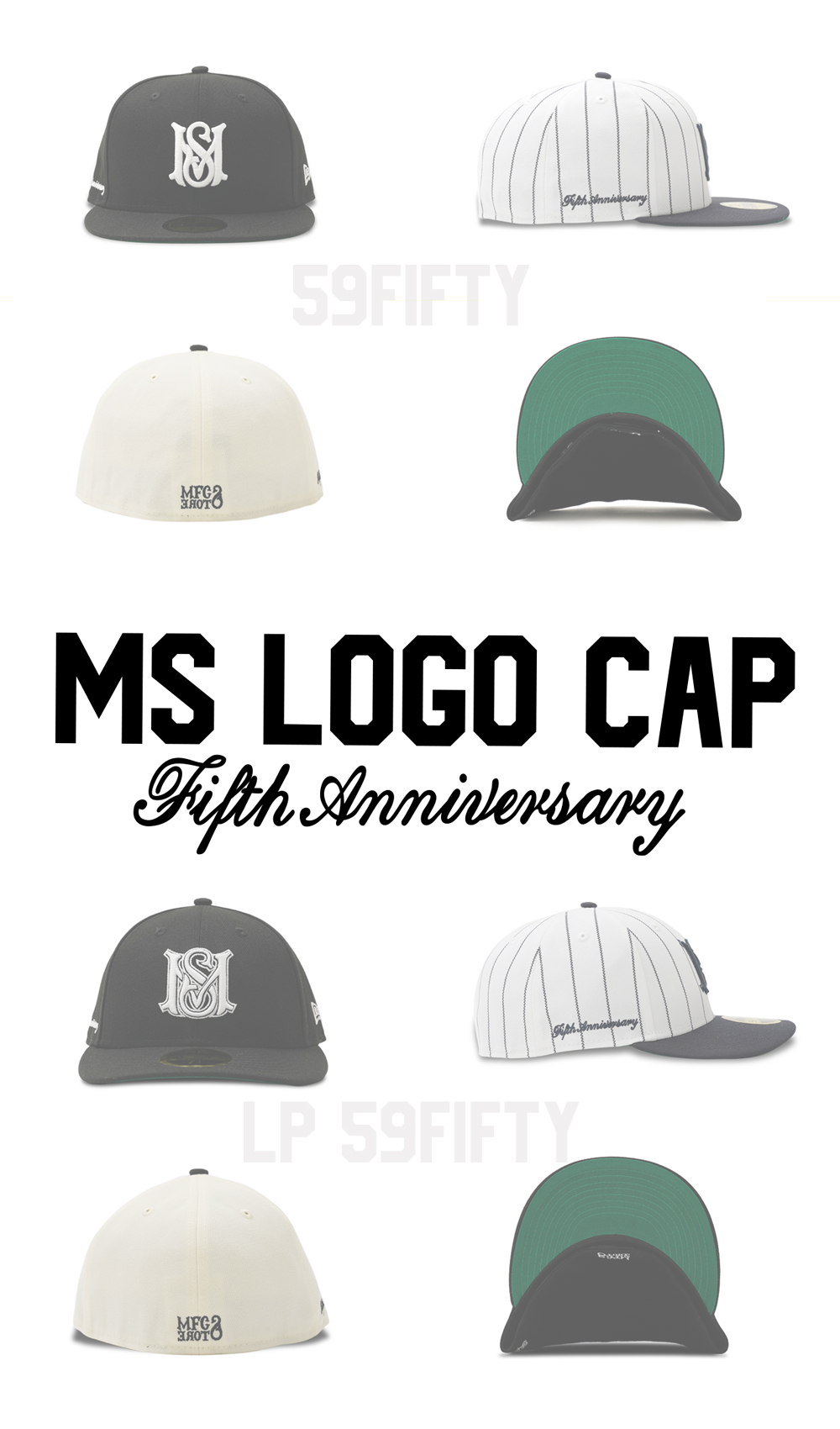 NEW ERA x MFC STORE 5th ANNIVERSARY MS LOGO CAP