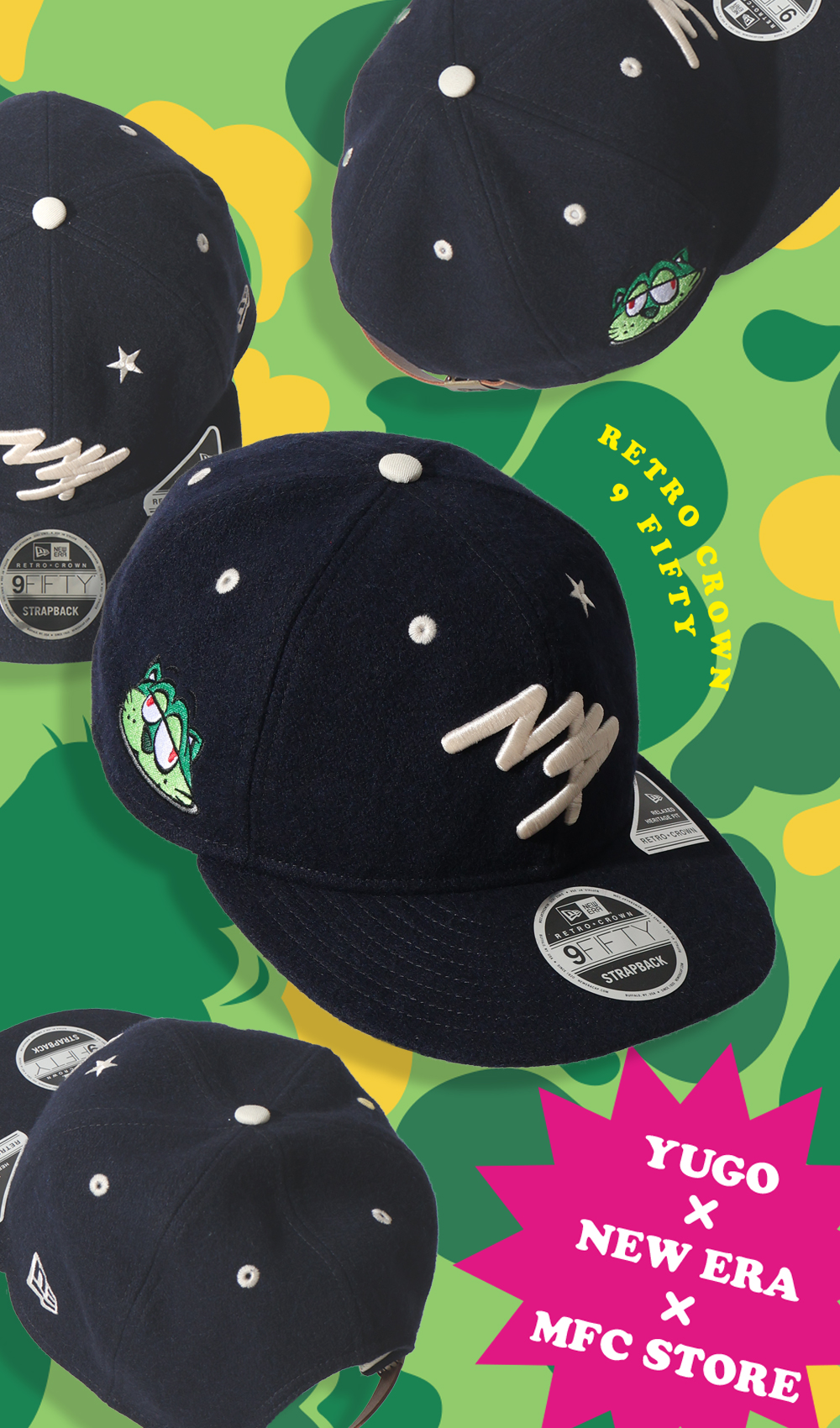 YUGO x NEWERA x MFC STORE RC950 “YUGO MS LOGO” CAP