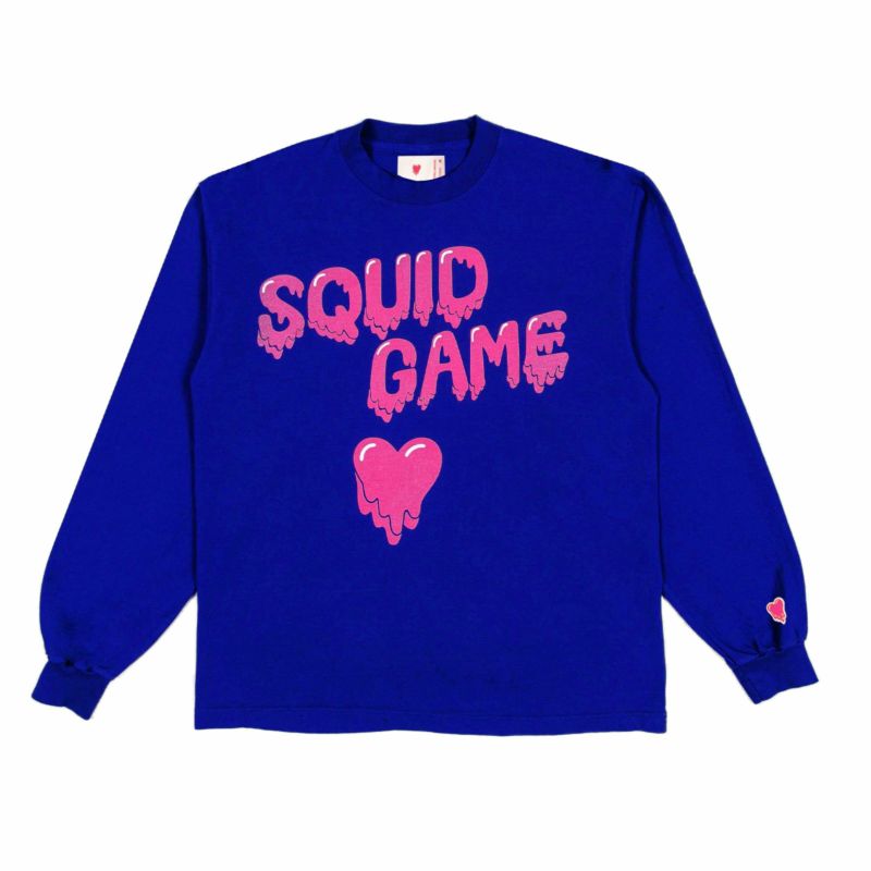 送料関税込■EMOTIONALLY UNAVAILABLE■× Squid GamesコラボTee SQUID GAME x EMOTIONALLY UNAVAILABLE GAME LONG SLEEVE TEE