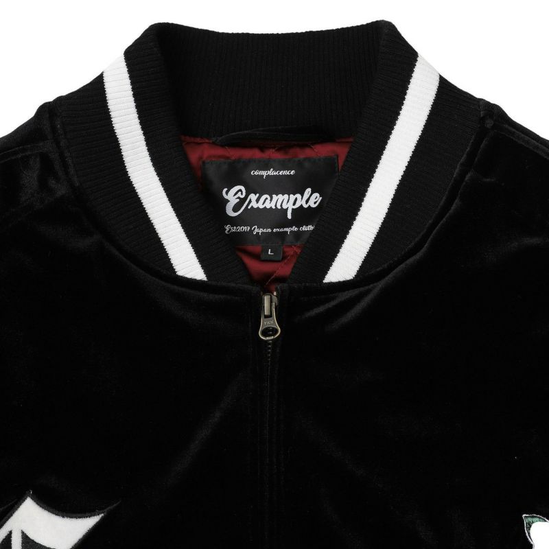 EXAMPLE ROSE CRCLE VELOUR SKA JACKET - dzhistory.com