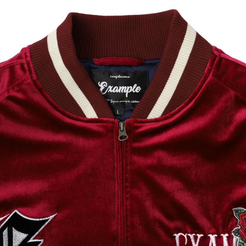 EXAMPLE ROSE CRCLE VELOUR SKA JACKET - dzhistory.com