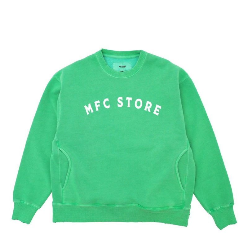 MFC STORE ARCH LOGO NEON PIGMENT CREWNECK | MFC STORE OFFICIAL ONLINESTORE