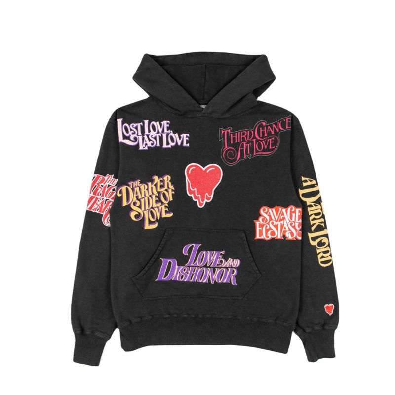 【EMOTIONALLY UNAVAILABLE】Heart Cartoon Hoodie/送料関税込み EMOTIONALLY UNAVAILABLE(エモーショナリーアンアベイラブル