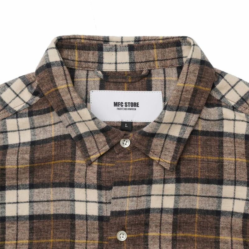 MFC STORE JAPAN MADE LINE CHECK L/S SHIRTS-