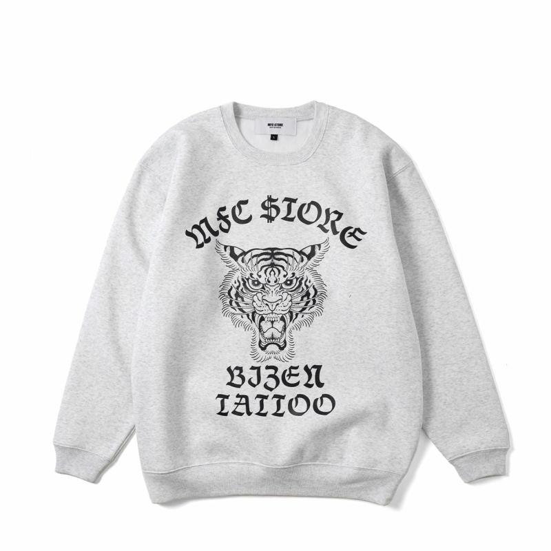 彫師美漸-BIZEN x MFC STORE TIGER CREWNECK | MFC STORE OFFICIAL