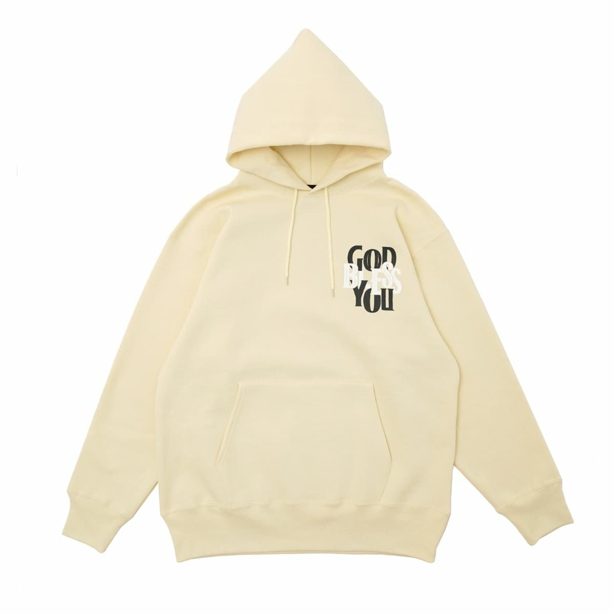 GOD BLESS YOU HOODIE BEIGE XL ベージュ+おまけ - パーカー