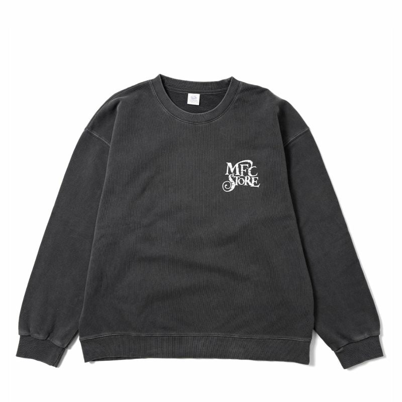 FRUIT OF THE LOOM x MFC STORE SCRATCH LOGO PIGMENT CREWNECK | MFC