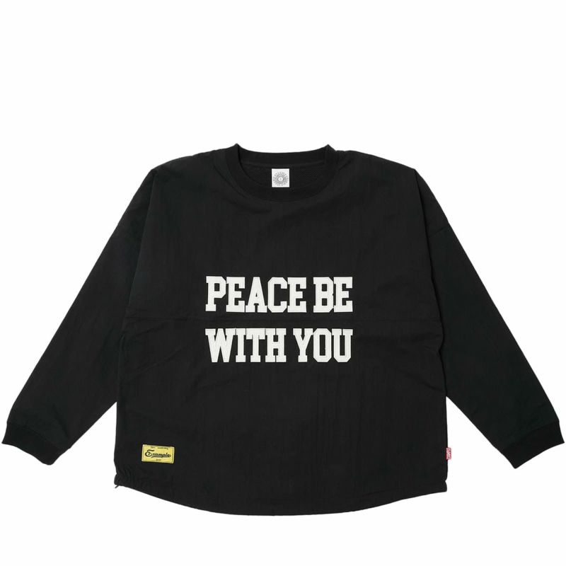 EXAMPLE PEACE NYLON BIG SILHOUETTE CREWNECK | MFC STORE OFFICIAL ONLINESTORE