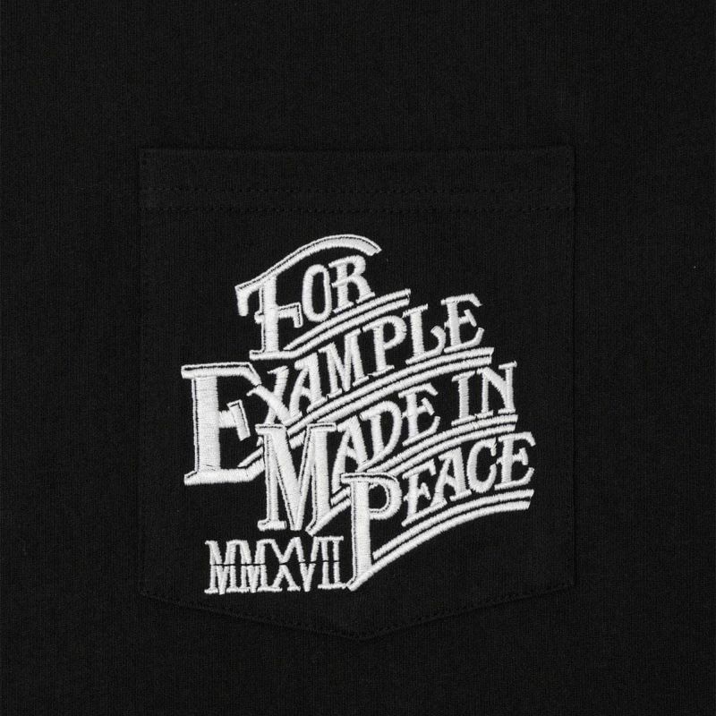 tシャツ Tシャツ EXAMPLE MADE IN PEACE BIG SILHOUETTE POCKET S/S TEE-