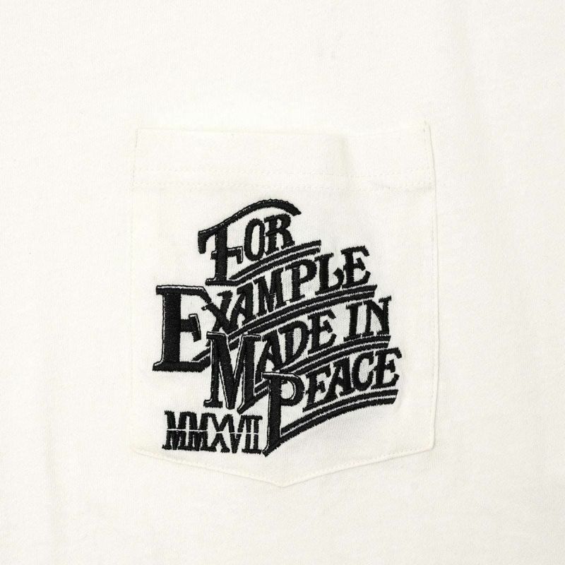 tシャツ Tシャツ EXAMPLE MADE IN PEACE BIG SILHOUETTE POCKET S/S TEE-