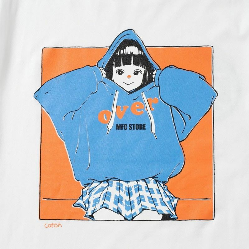 新商品が毎日入荷 古塔つみ Tシャツ overprint フーディー M - トップス