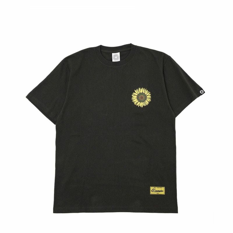 チャコール/XL】EXAMPLE SUNFLOWER S/S TEE - Tシャツ/カットソー(半袖