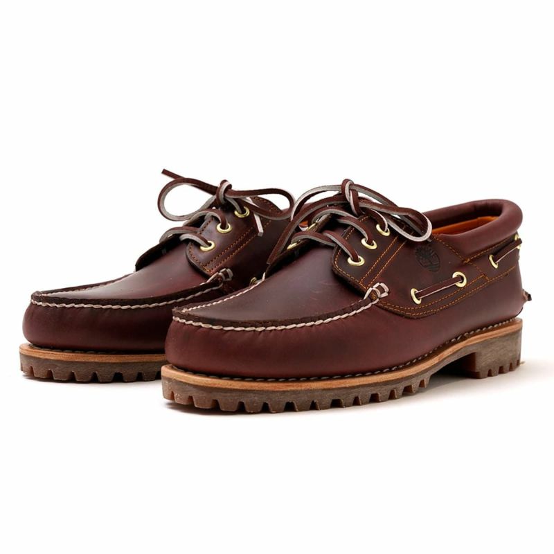 靴 TIMBERLAND ICON 3EYE CLASSIC LUG 27.5 Men's Timberland® Authentic 3-Eye Lug Handsewn Boat Shoe