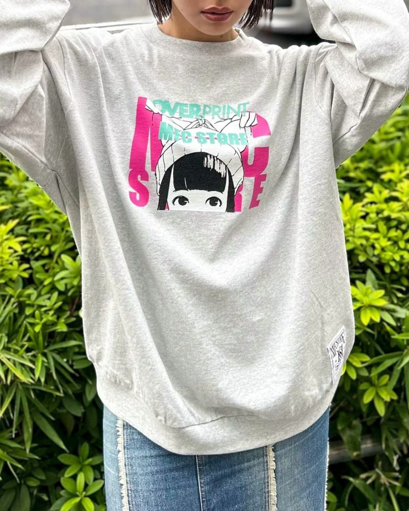 OVER PRINT x MFC STORE SWEATSHIRTSLIKE - Tシャツ/カットソー(七分/長袖)