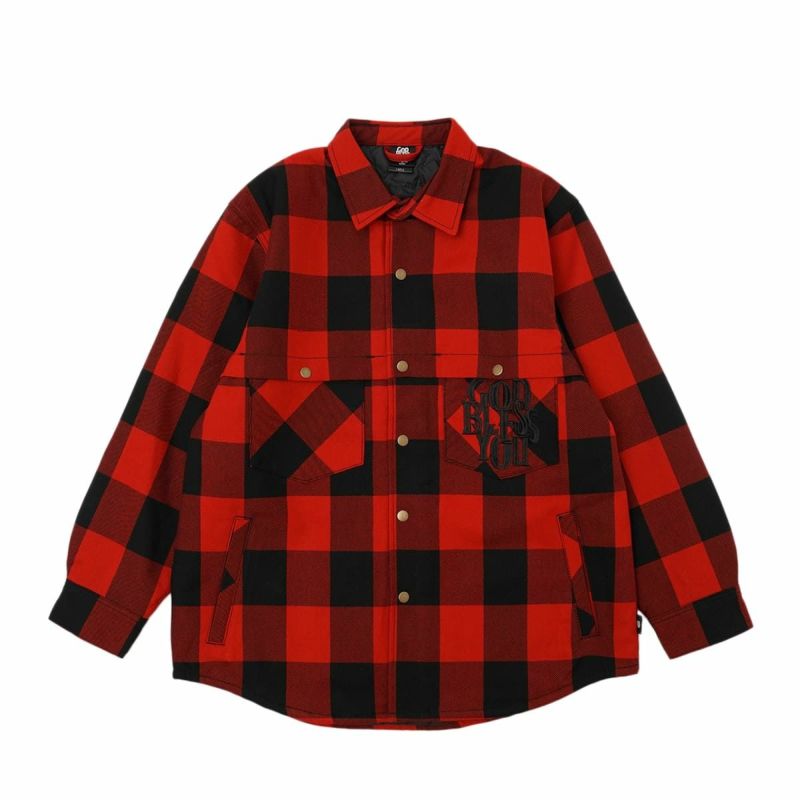 GOD BLESS YOU CHECK SHIRTS JACKET | MFC STORE OFFICIAL ONLINESTORE