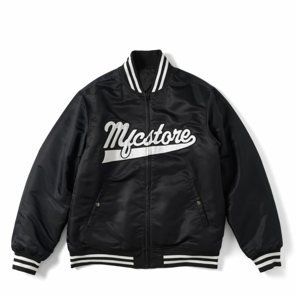 MANASTASH x MFC STORE REVERSIBLE NYLON VARSITY JACKET | MFC STORE  