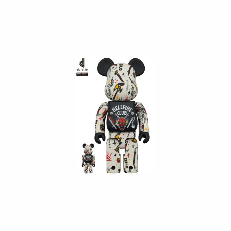 お問い合わせ商品】BE@RBRICK Stranger Things Hellfire Club 100