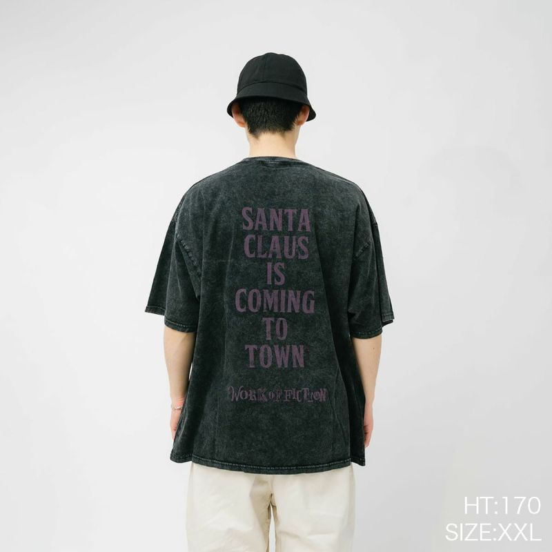 EXAMPLE “WORK OF FICTION” SANTA S/S TEE