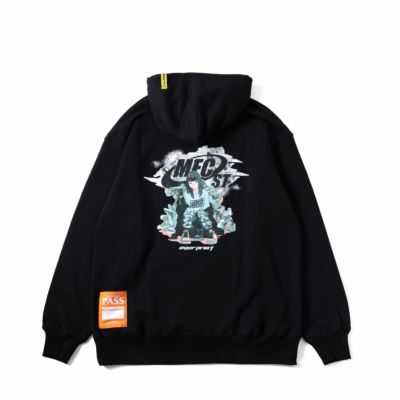 MFC STORE フーディ 黒 カラフルプリント MFC STORE フーディ 黒 カラフルプリント-「正規品」