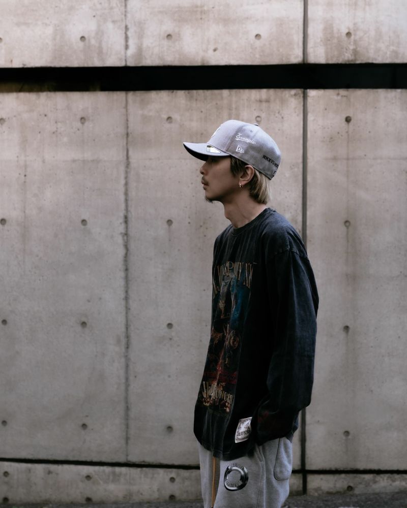 NEW ERA x EXAMPLE PC 59FIFTY COLLEGE EX LOGO CAP【25SS