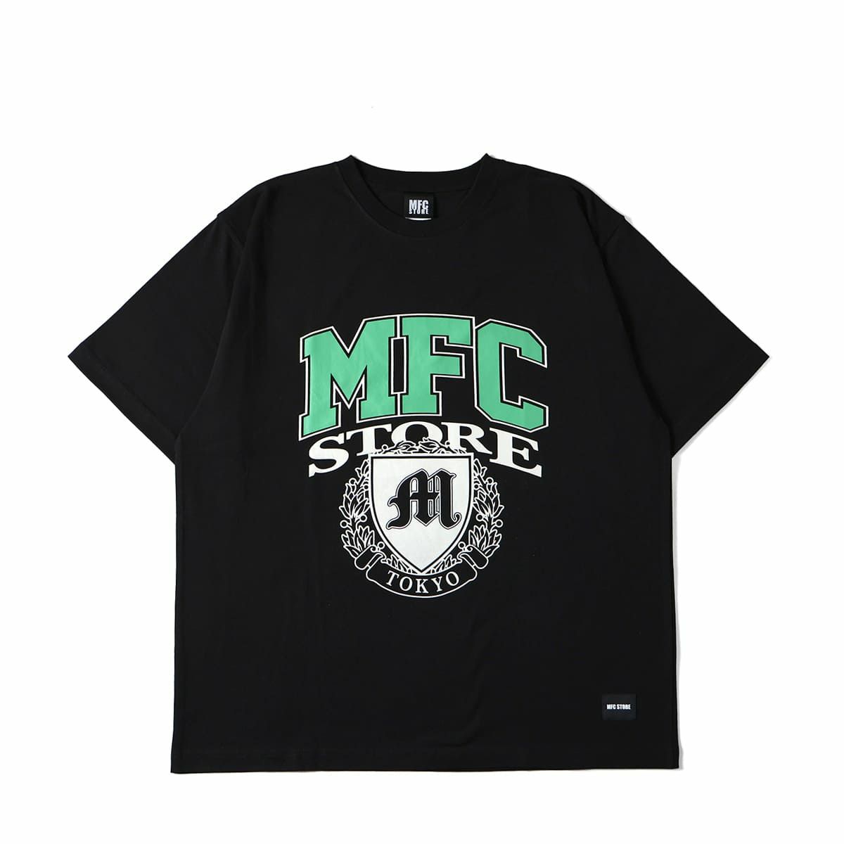 MFC STORE フーディ 黒 カラフルプリント