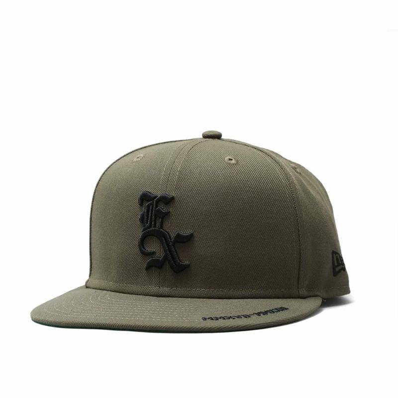 NEW ERA x EXAMPLE 59FIFTY EX LOGO BB CAP / OLIVE | MFC STORE