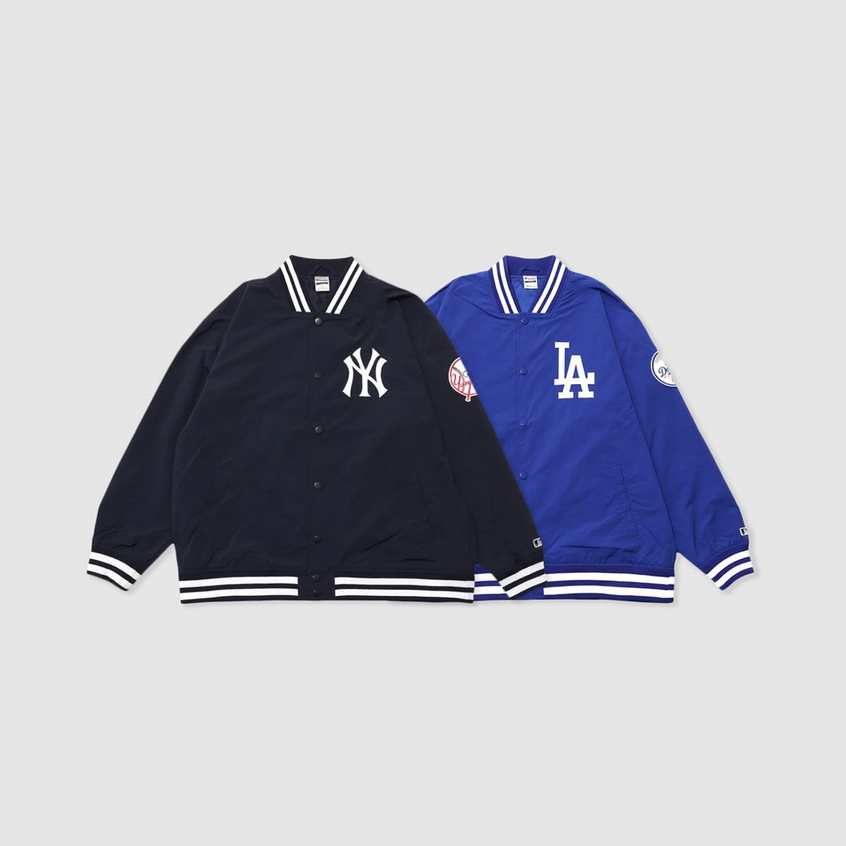 Fanatics MLB LOS ANGELES DODGERS LOGO NYLON STADIUM JACKET 【25AW