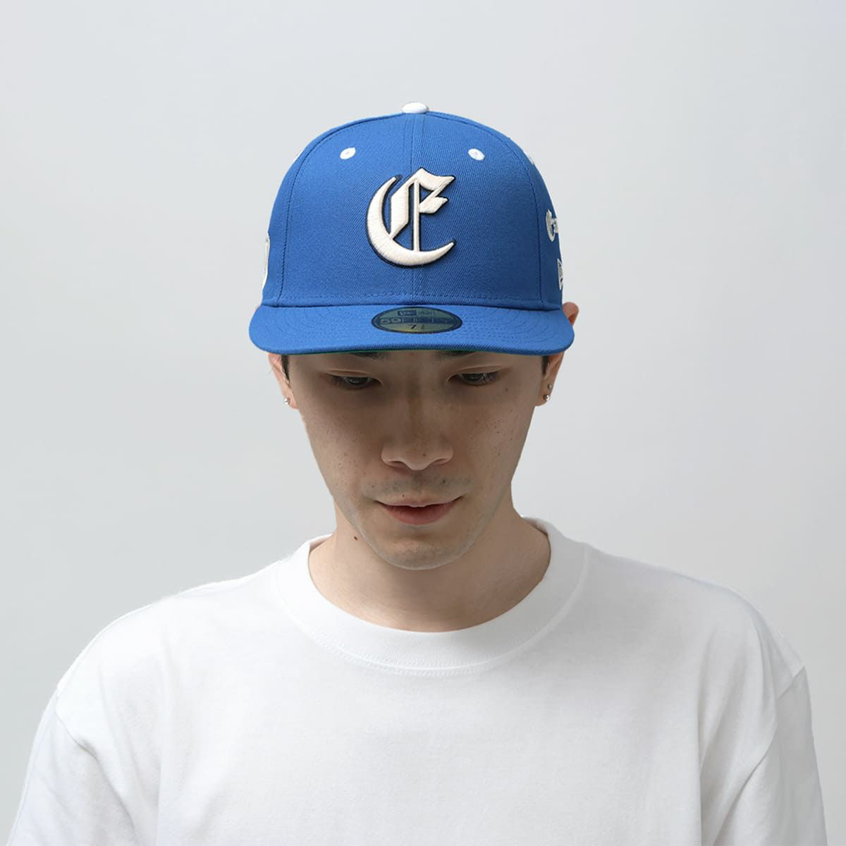 NEW ERA × EXAMPLE 59FIFTY OE LOGO CAP / BLUE | MFC STORE OFFICIAL
