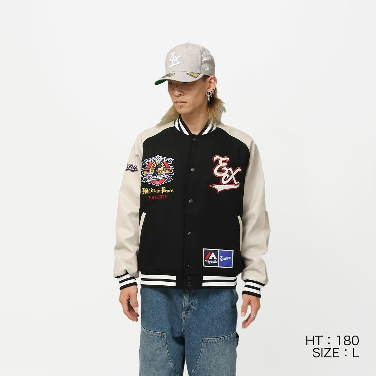 ジャケット・アウター MAJESTIC x FLAGSTUFF VARSITY JACKET VARSITY JACKET – F-LAGSTUF-F