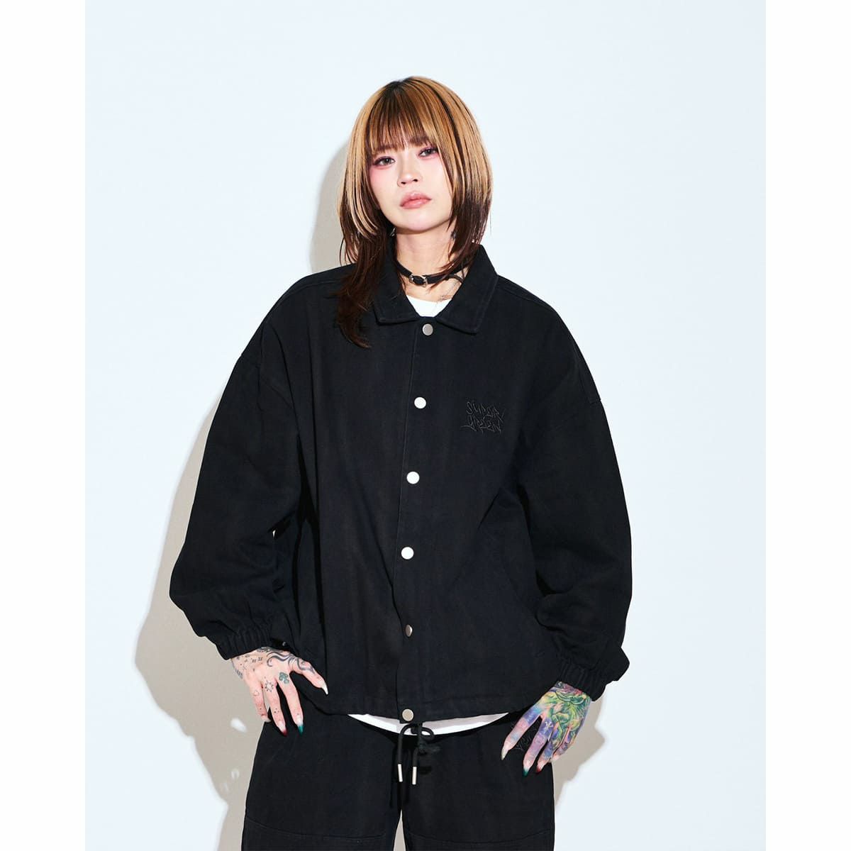 極美品　45R　インディゴ染め　ミリタリージャケット　ストライプ　3 極美品 45R インディゴ染め ミリタリージャケット ストライプ 3