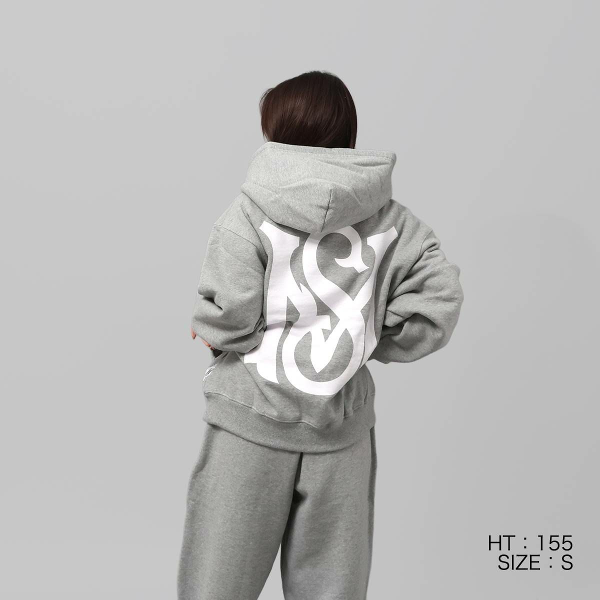 浜崎あゆみ×MFC AHロゴフーディー　グレー Lサイズ ayumi hamasaki × MFC STORE AH LOGO HOODIE | MFC STORE OFFICIAL