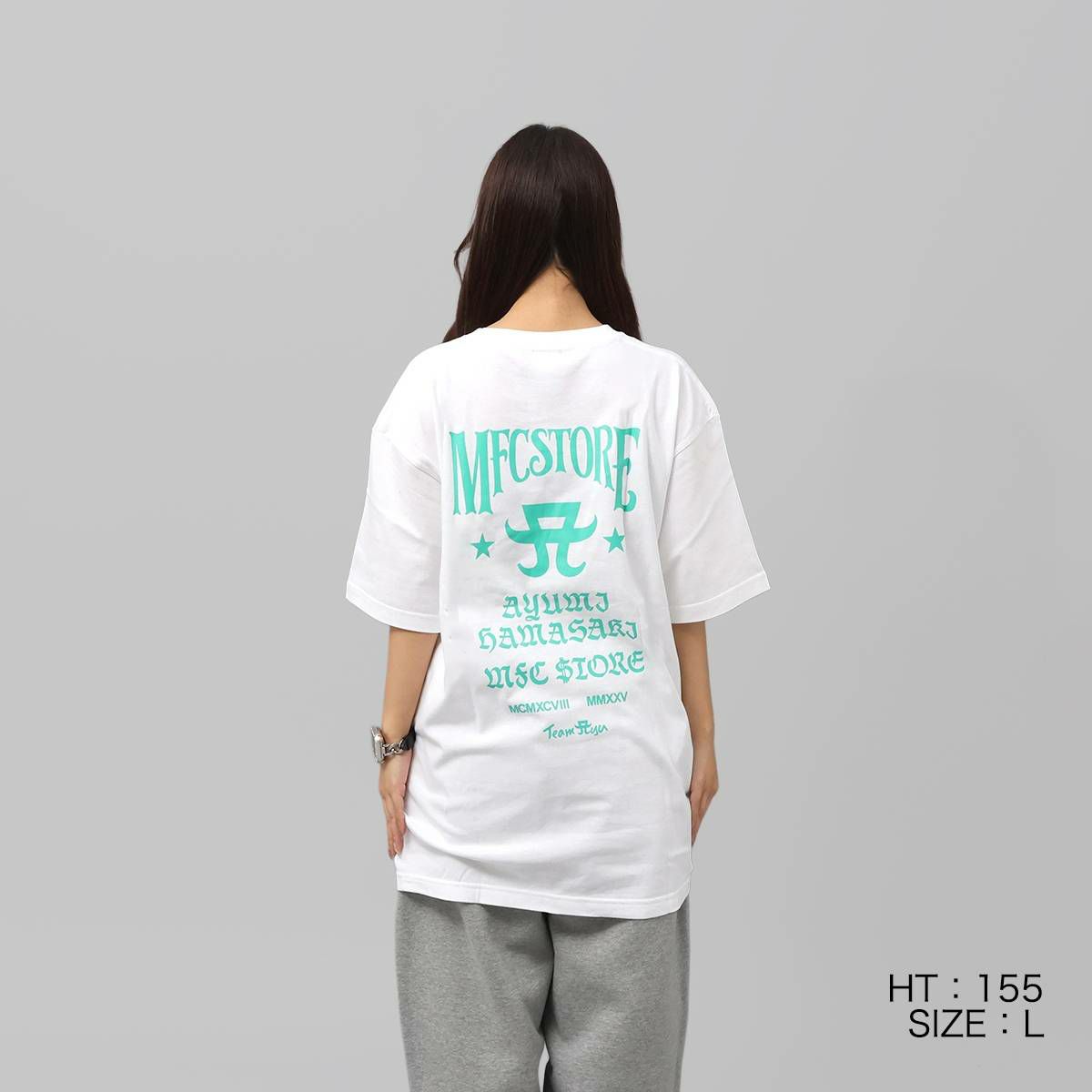 オンライン即完 浜崎あゆみ MFC Tシャツ XS ホワイト ステッカー付