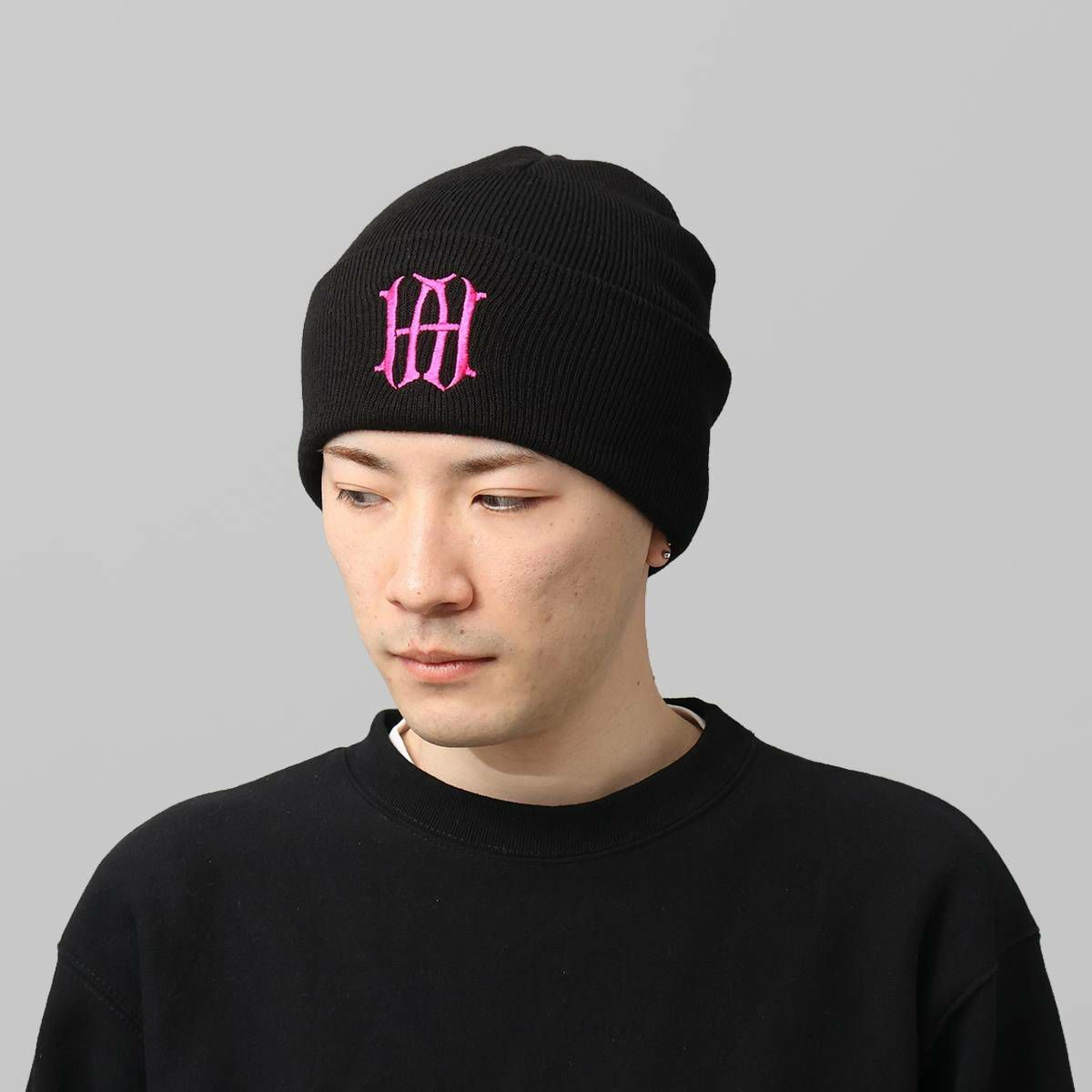 浜崎あゆみ×MFC STORE BEANIE GRAY ステッカー付き ayumi hamasaki