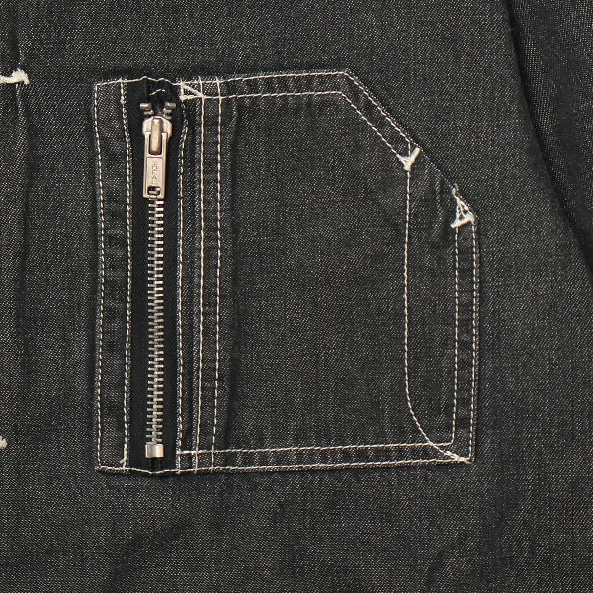 Stussy Black-Denim TOMTOM Coverall JACKET Black | MFC STORE