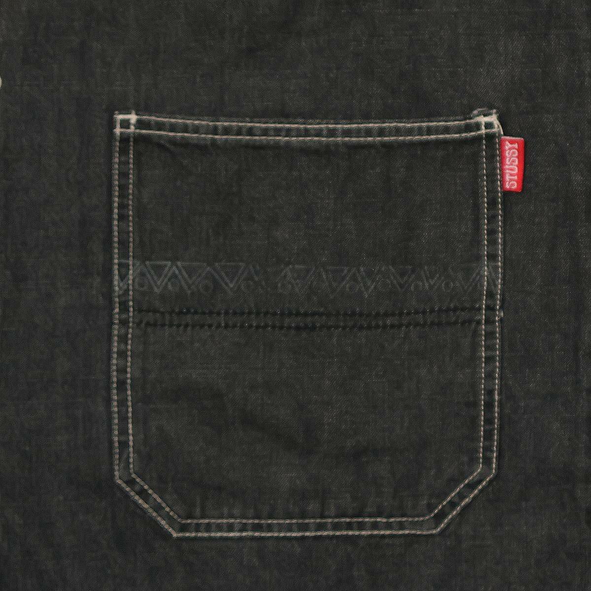 Stussy Black-Denim TOMTOM Coverall JACKET Black | MFC STORE