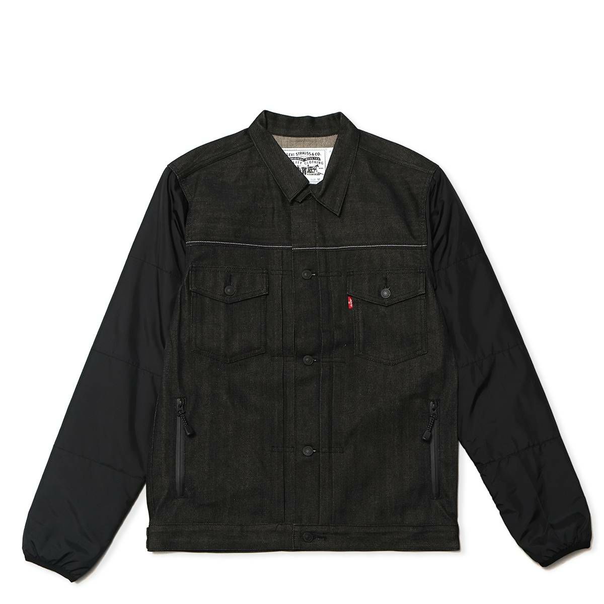 Stussy Levi's Collaboration Increase The Peace DENIM-JACKET Black