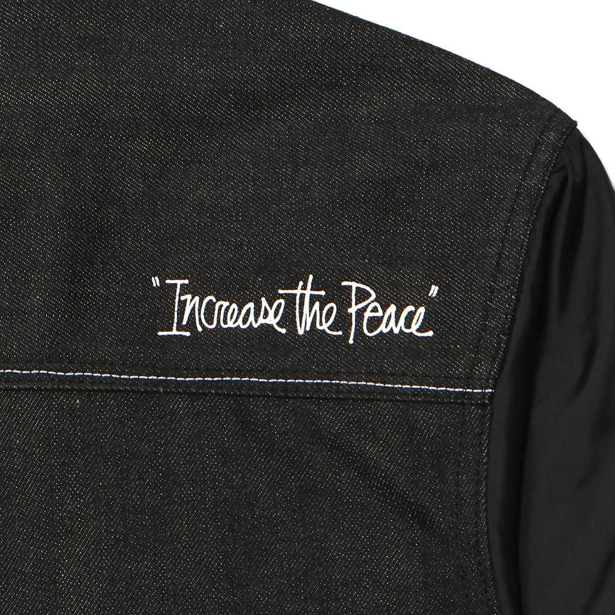 Stussy Levi's Collaboration Increase The Peace DENIM-JACKET Black